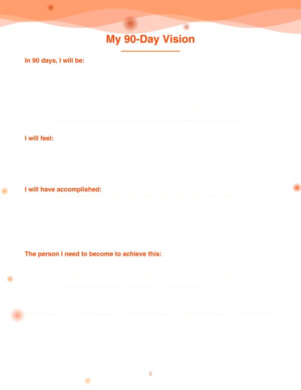 90 Day Success Planner