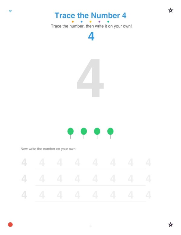 Kindergarten Math Workbook
