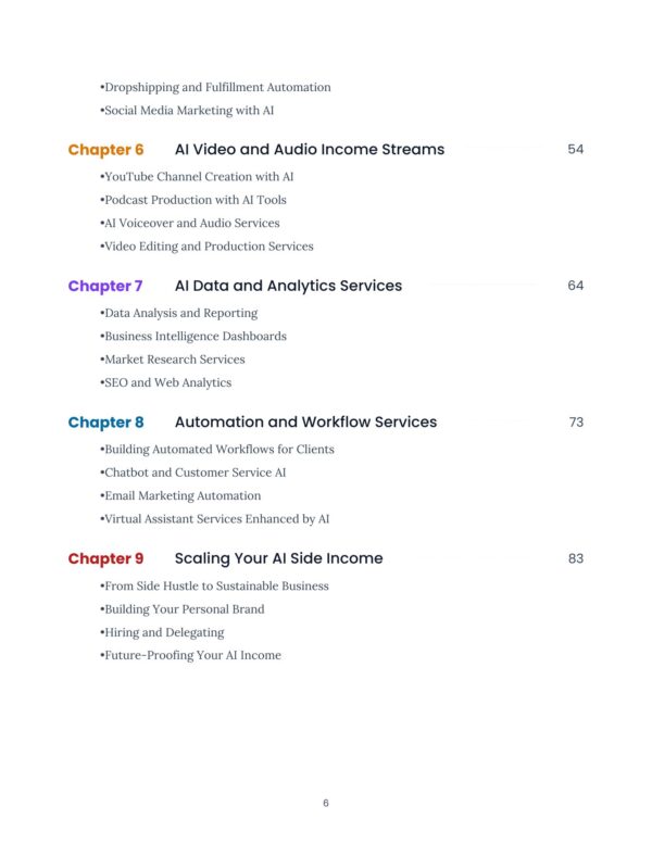6 Building a Side Income with AI Tools