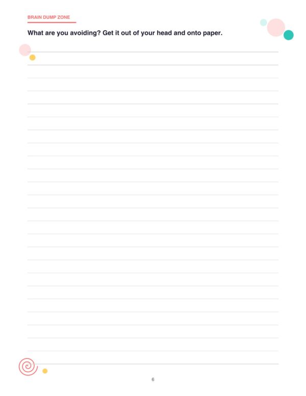6 Brain Dump and Idea Journal