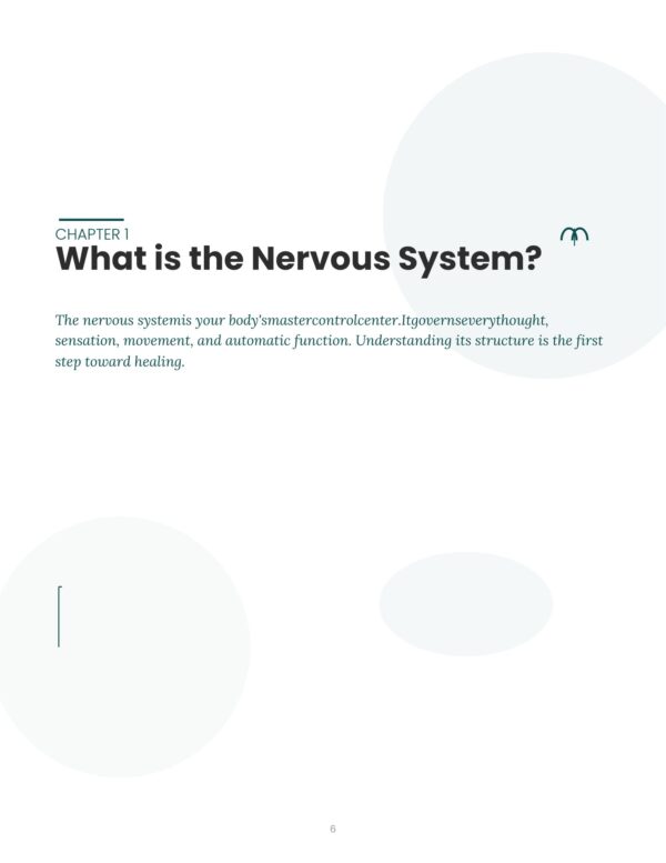 Nervous System Regulation Workbook