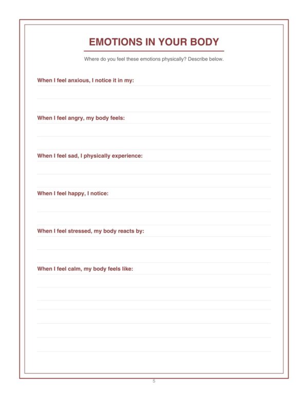 6 Mental Health Journal