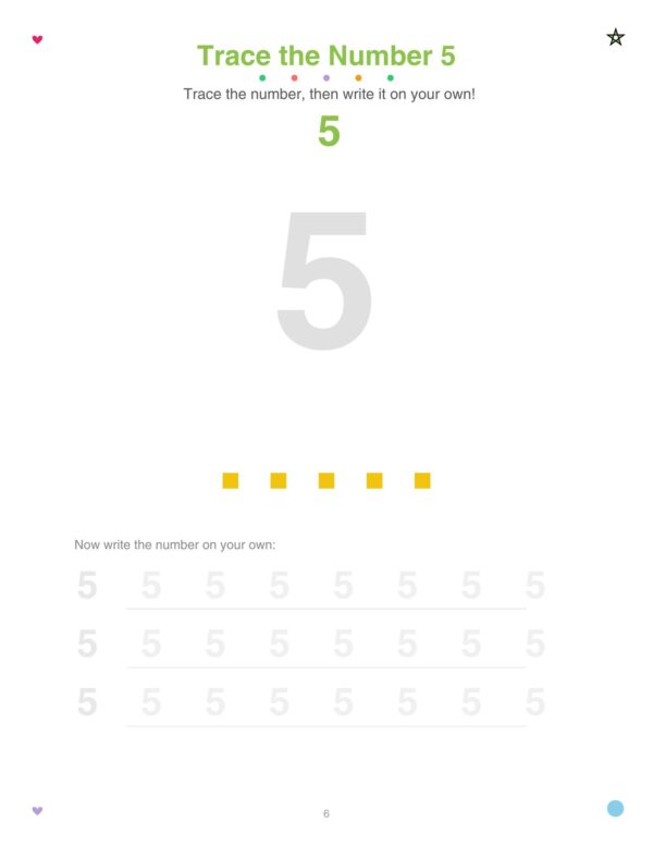 Kindergarten Math Workbook
