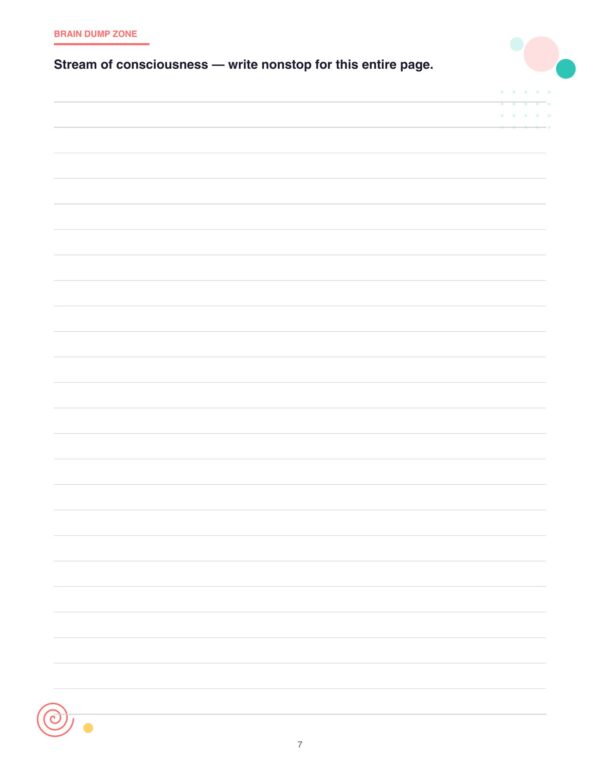 7 Brain Dump and Idea Journal