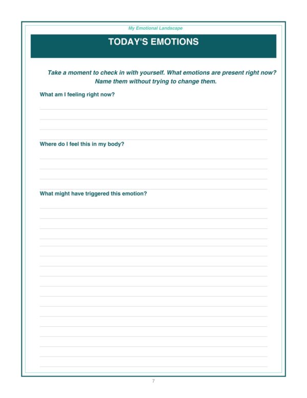 7 Therapy Journal