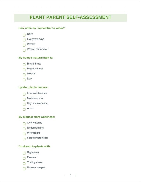 Home Plant Care Planner
