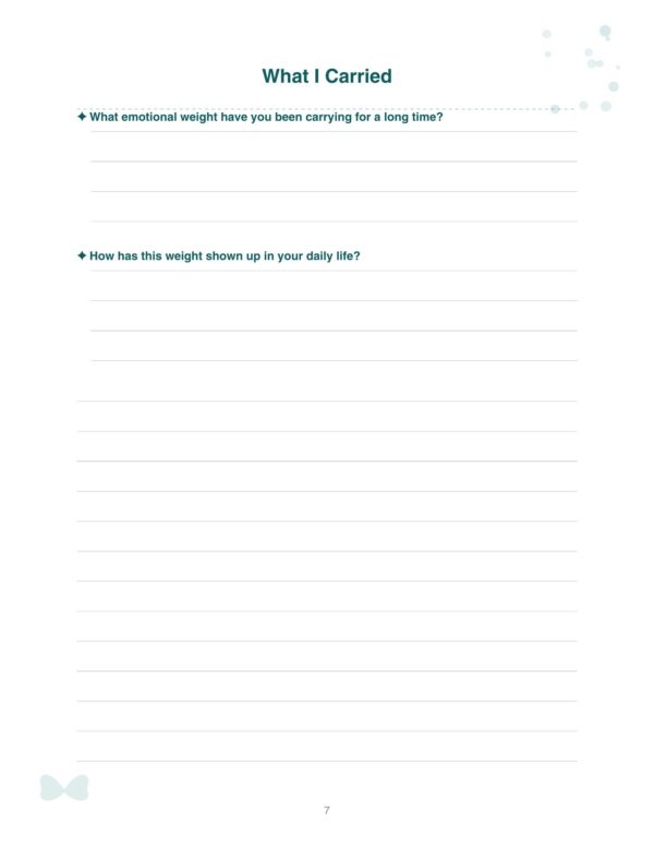 7 Trauma Healing Journal