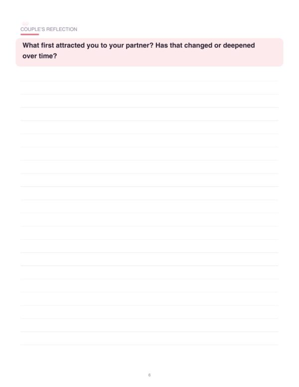 7 marriage workbook for couples