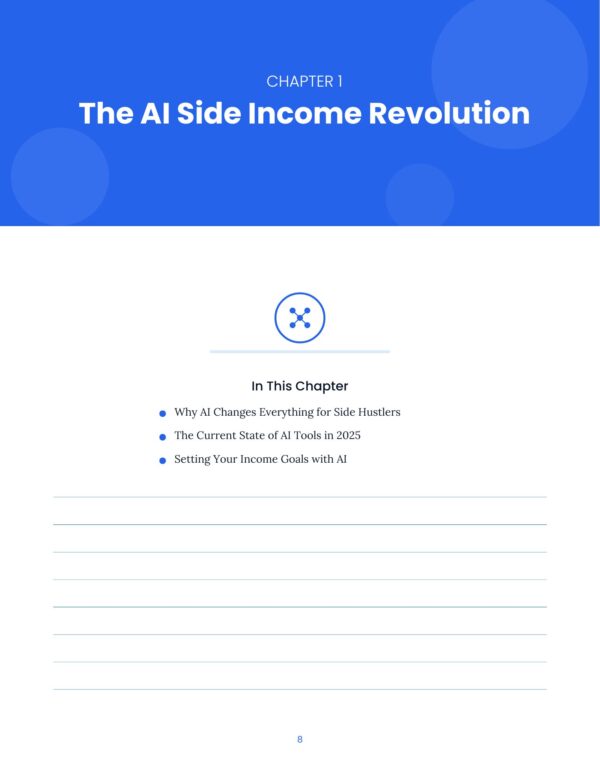 8 Building a Side Income with AI Tools