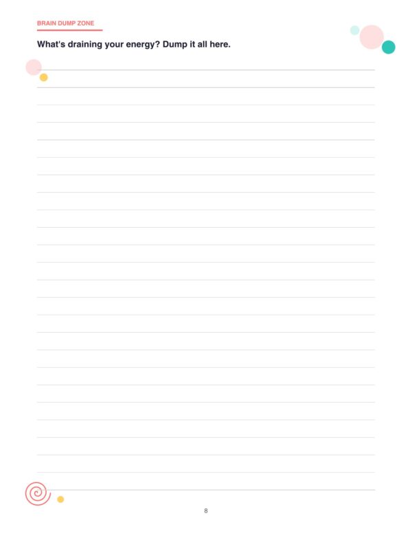 8 Brain Dump and Idea Journal