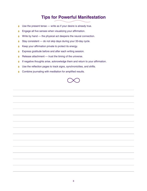 8 369 Manifestation Journal
