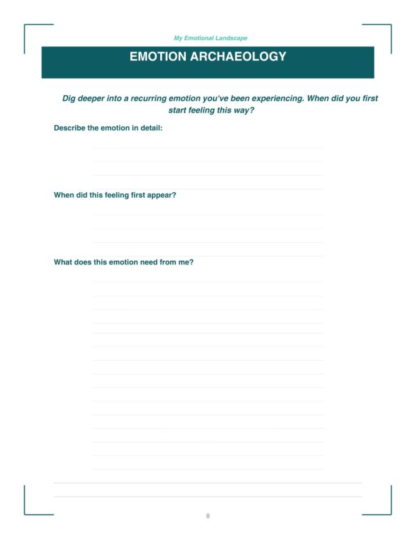 8 Therapy Journal