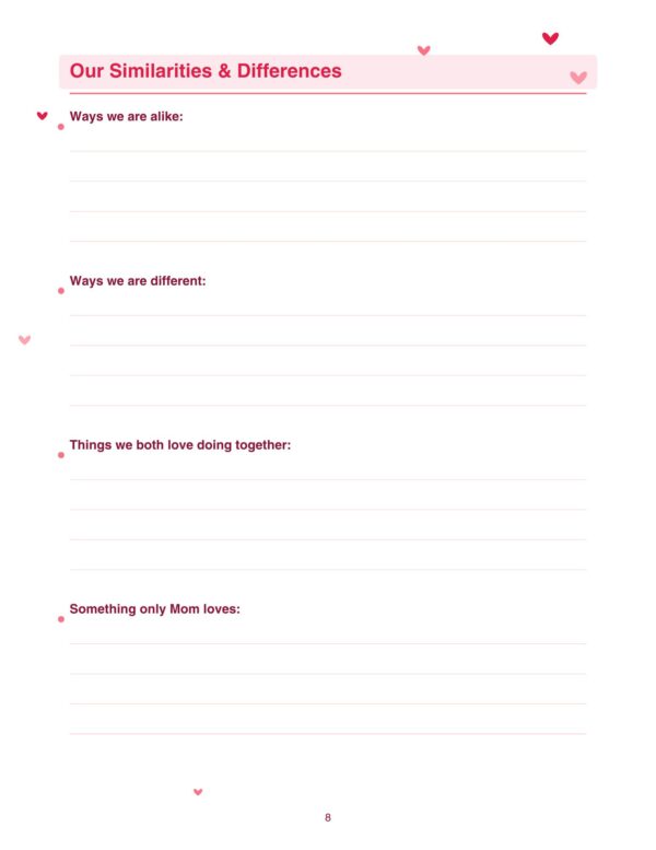 8 Mother & Daughter Journal