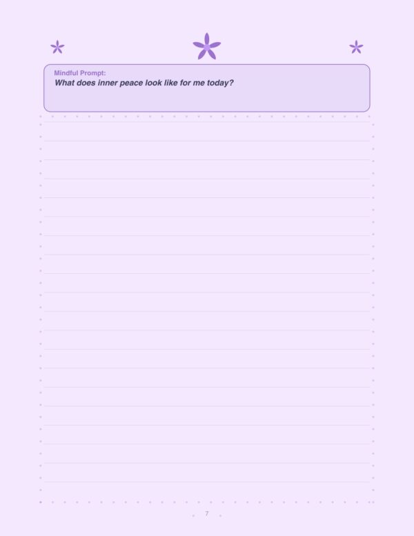 8 Mindfulness Meditation Journal