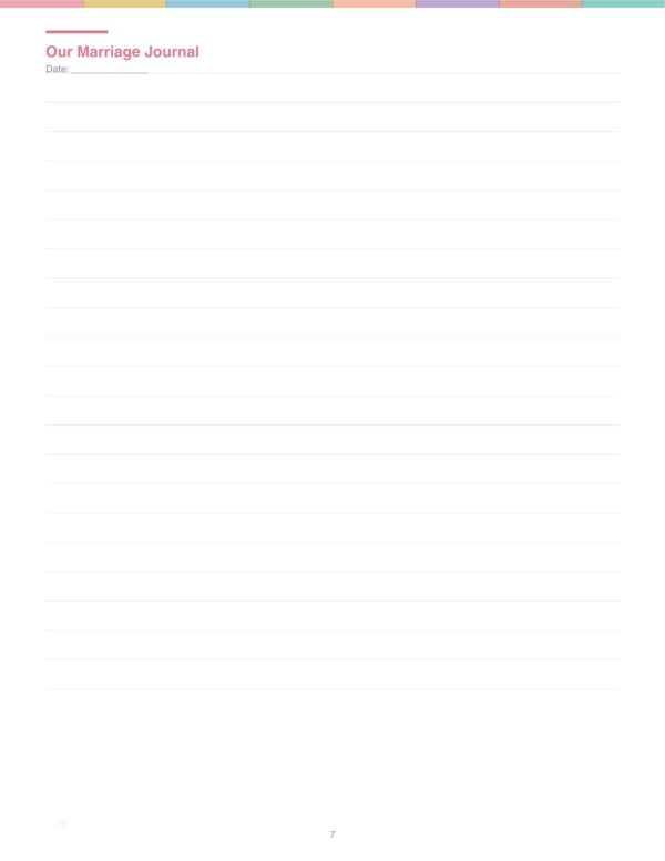 8 marriage workbook for couples