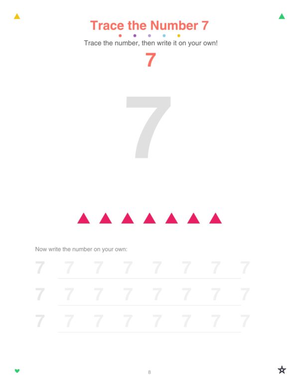 Kindergarten Math Workbook